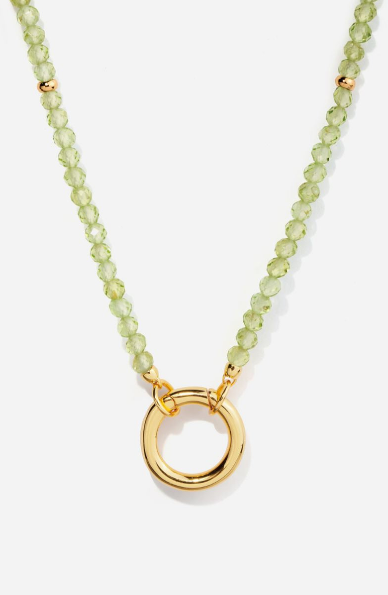Little Sky Stone Peridot Energy Gemstone Necklace, Main, color, Peridot
