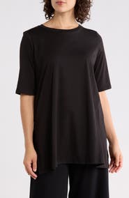 Eileen Fisher Organic Cotton Tunic T-Shirt