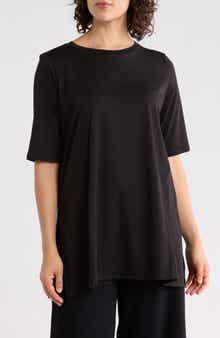 Eileen Fisher Organic Cotton Tunic T-Shirt