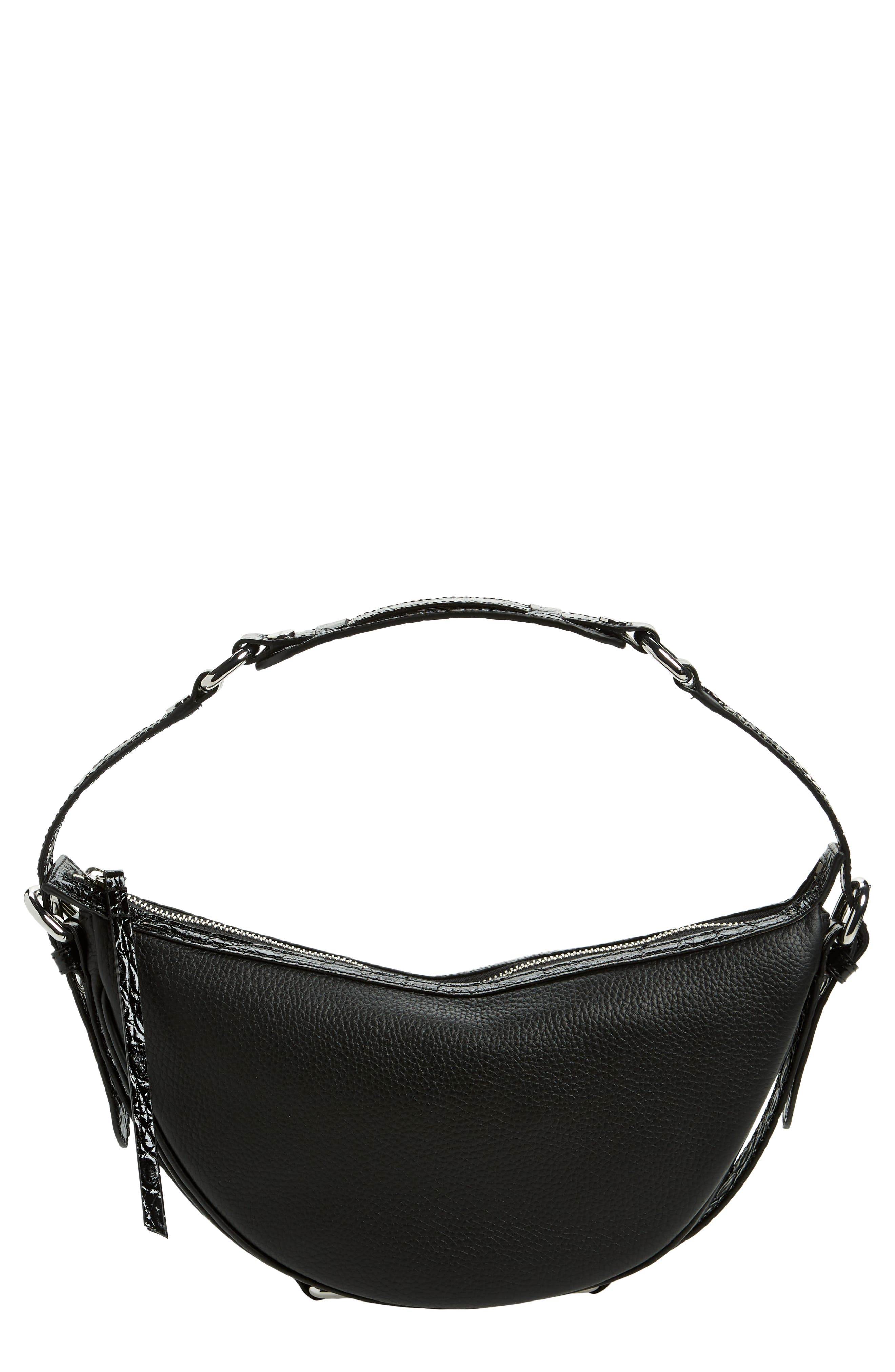 By Far Gib Leather Shoulder Bag, Main, color, 