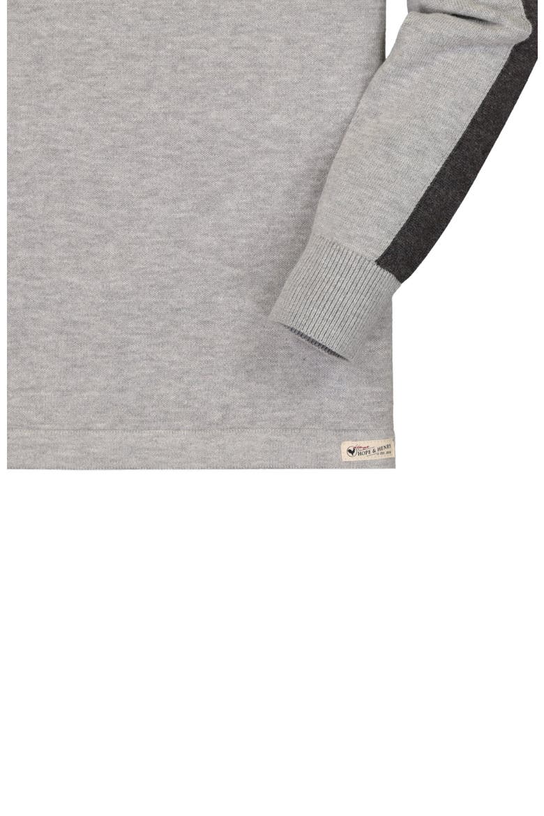 Boys' Long Sleeve Sweater Polo, Kids, Alternate, color, Grey