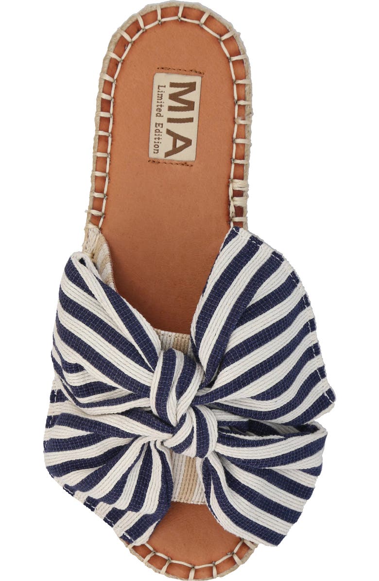 MIA Limited Edition Danielle Platform Sandal, Alternate, color, Navy/ Natural