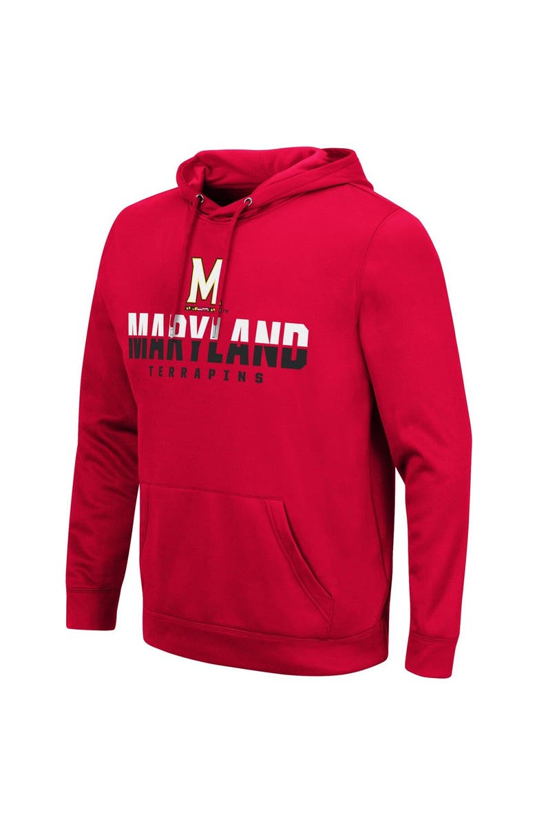 COLOSSEUM Men's Colosseum Red Maryland Terrapins Lantern Pullover Hoodie, Alternate, color, 