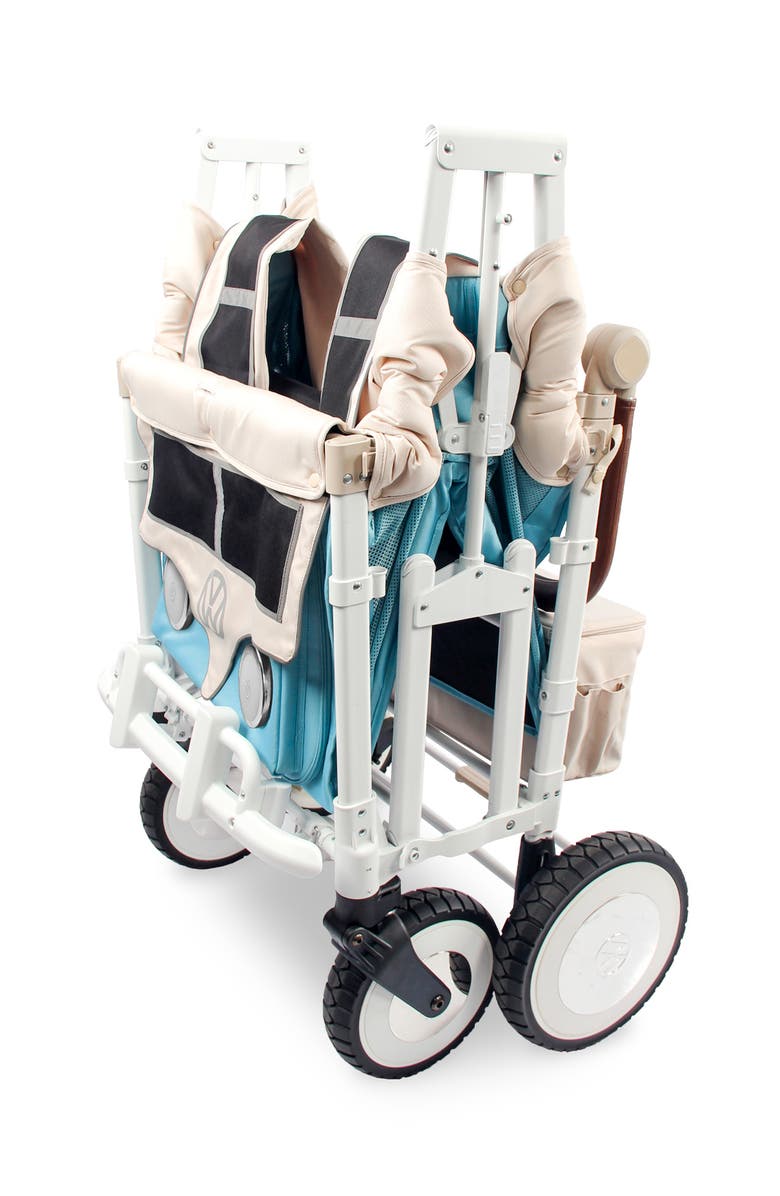 WonderFold VW4 Volkswagen Stroller Wagon, Alternate, color, Bondi Blue
