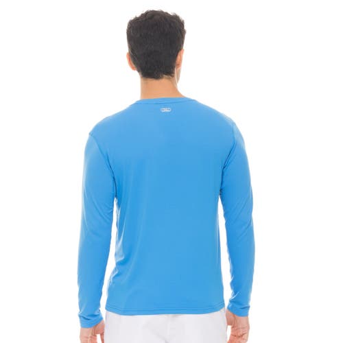 Shop Le Club Resortwear Spf 50 Le Club Mens Rashguard In Royal