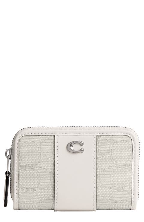 【美品】Off-White Leather Wallet Saint Laurent White Box Calfskin Leather Uptown Large Flap