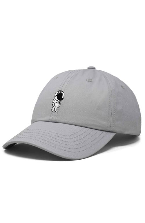 Dalix Astronaut Embroidered Space Hat In Gray
