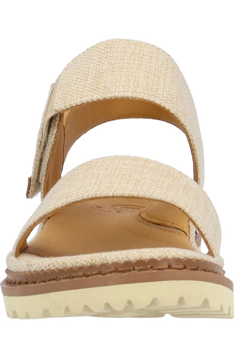 L'Amour des Pieds Delphina Ankle Strap Sandal, Alternate, color, Natural