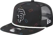 New Era Men's New Era  Black San Francisco Giants Gummy Golfer Trucker Adjustable Hat