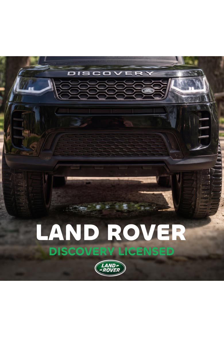 Licensed Land Rover Discovery 2-in-1 Push Ride On Car, Alternate, color, Black