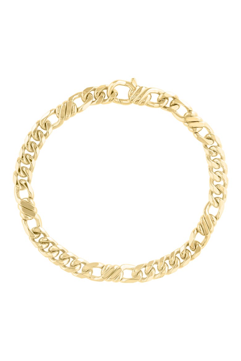 14k Gold Plate Bracelet, Main, color, GOLD