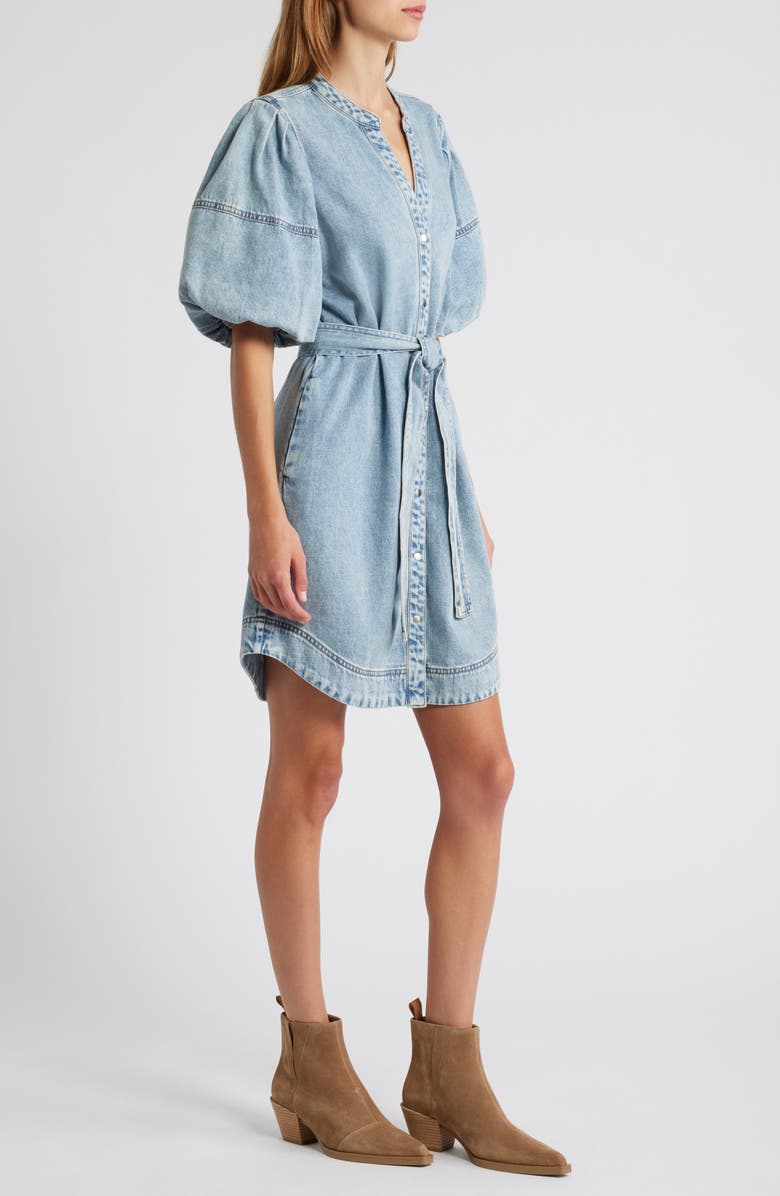 Rails Kingsley Denim Snap-Up Dress, Alternate, color, 