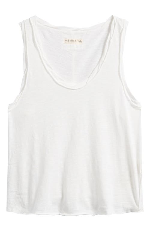 Shop Free People Easy Ruffle Tank
