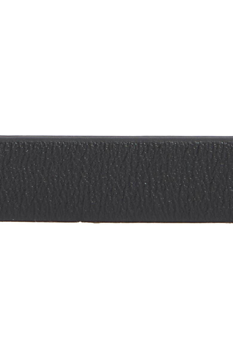 MCM Leather Belt, Alternate, color, Black