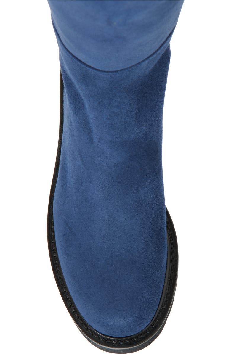 Stuart Weitzman 5050 Lift Over the Knee Boot, Alternate, color, Indigo