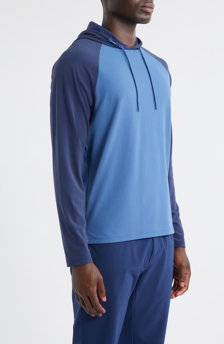 johnnie-O Penns Performance Hoodie, Alternate, color, Lake