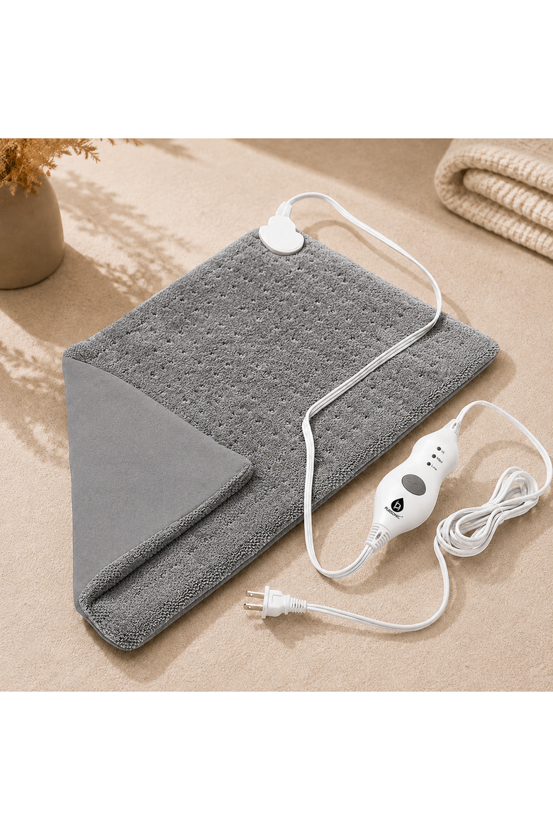 Electric Heating Pad, Alternate, color, Grey