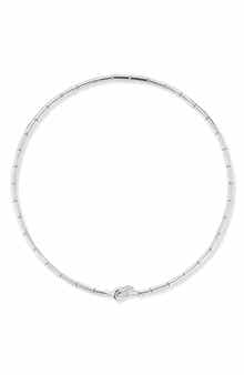 GLAZE JEWELRY Love Knot Cubic Zirconia Chain Necklace