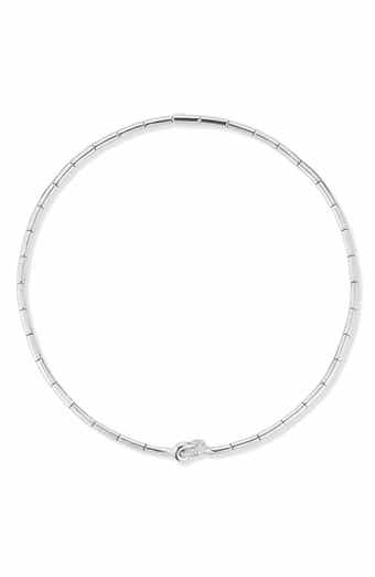 Love Knot Cubic Zirconia Chain Necklace