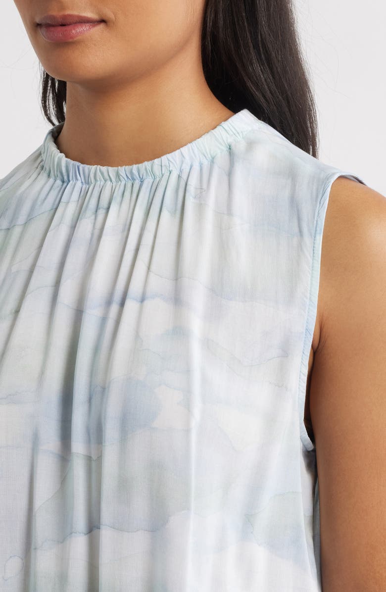 Cloth & Stone Bubble Tank Top, Alternate, color, Waves Camo Print