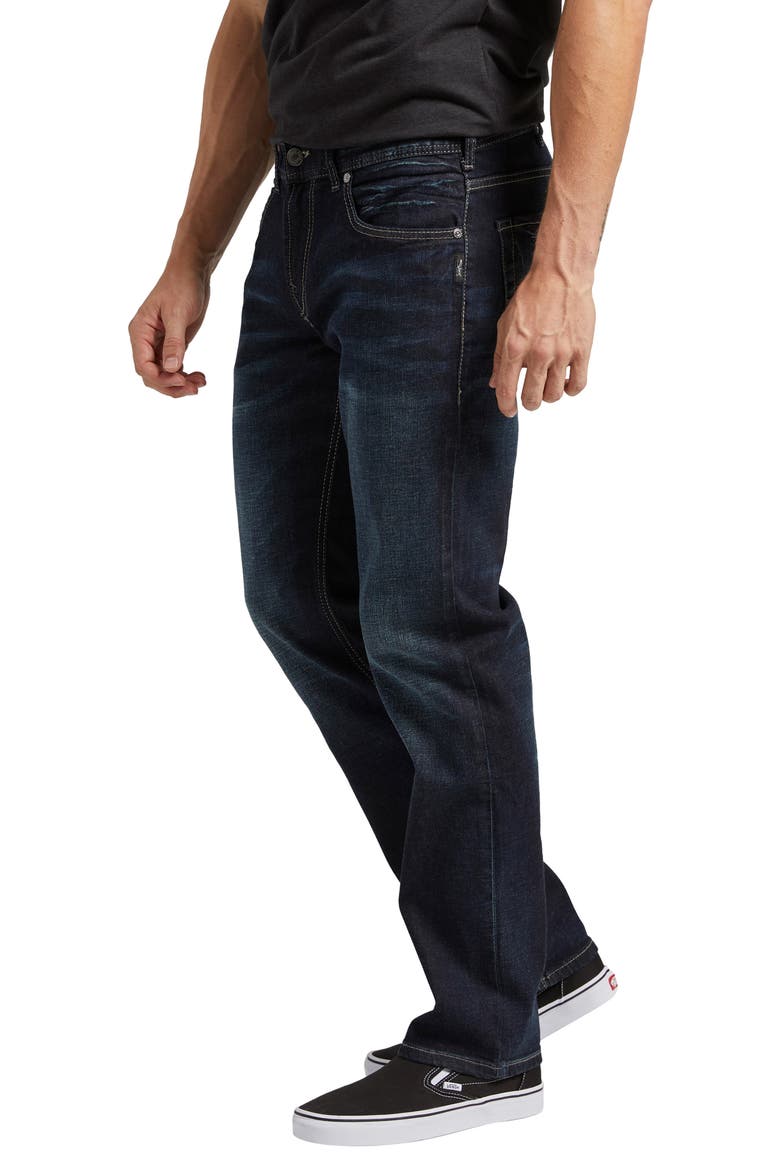 Allan Straight Leg Jeans, Alternate, color, INDIGO