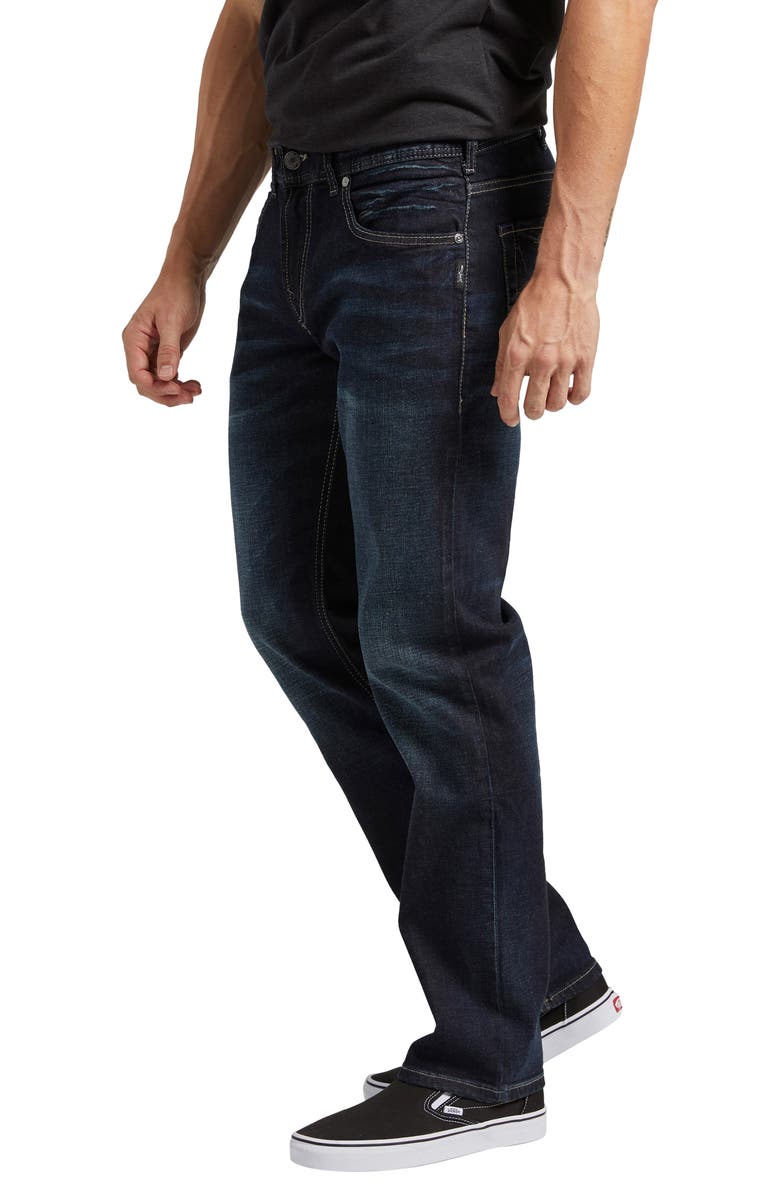 Silver Jeans Co. Allan Straight Leg Jeans, Alternate, color, Indigo