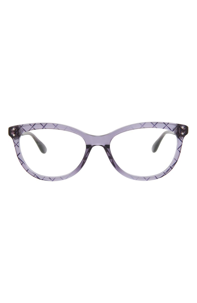 Bottega Veneta 52mm Round Optical Frames, Main, color, 