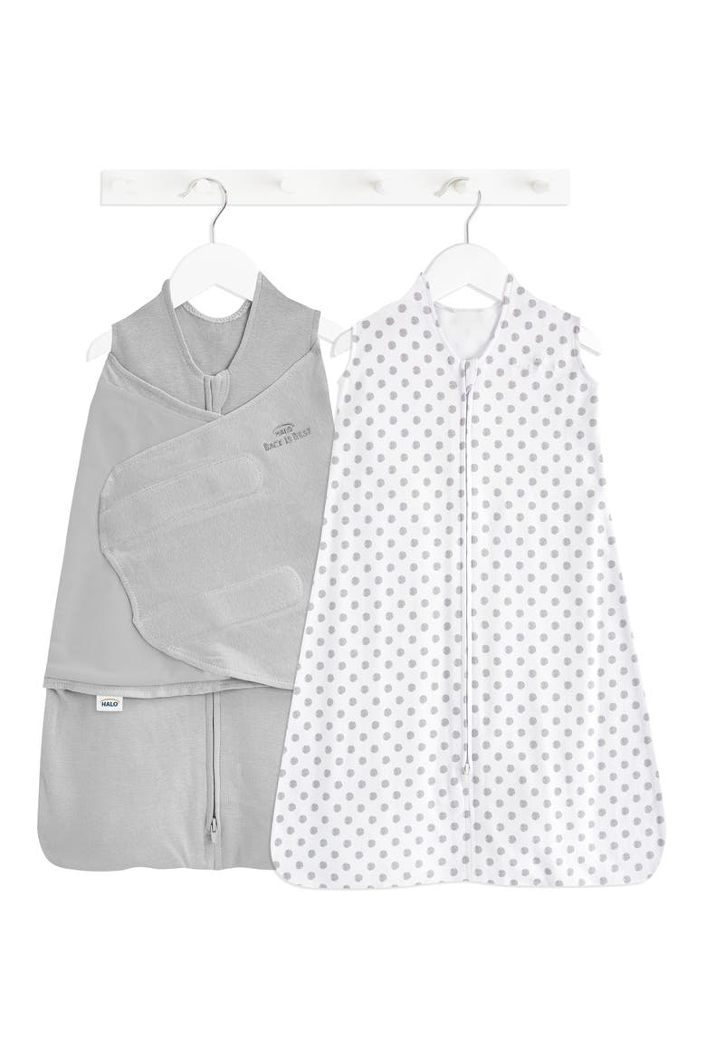HALO® SleepSack™ Swaddle & Wearable Blanket Set, Main, color, CLOUD