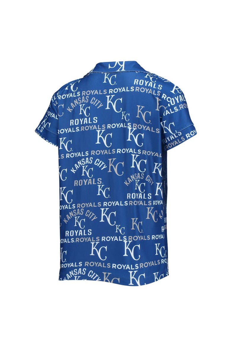 Women's Concepts Sport Royal Kansas City Royals Flagship Allover Print Top & Shorts Sleep Set, Alternate, color, Royal