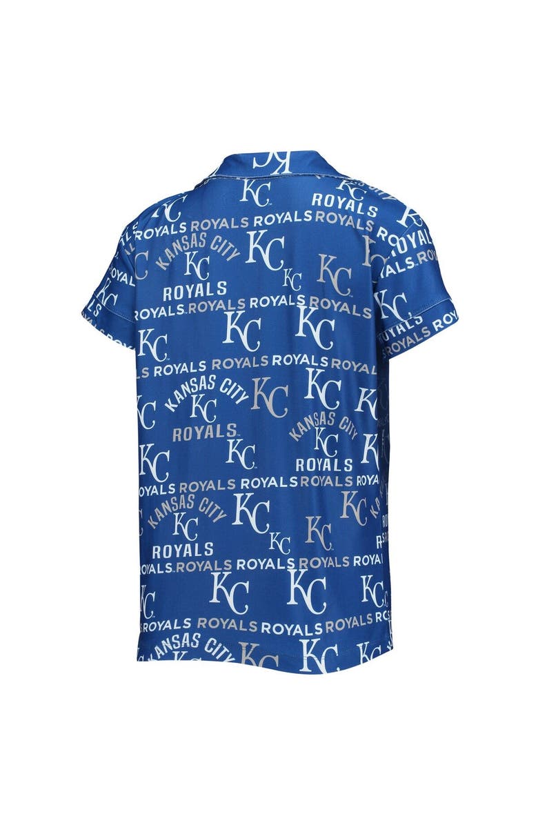 CONCEPTS SPORT Women's Concepts Sport Royal Kansas City Royals Flagship Allover Print Top & Shorts Sleep Set, Alternate, color, Royal