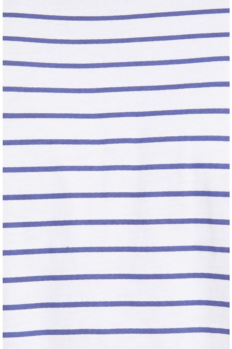 Warped Breton Stripe Men's T-Shirt, Alternate, color, LINEN WHITE