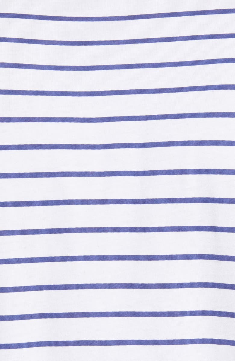 French Connection Warped Breton Stripe Men's T-Shirt, Alternate, color, 