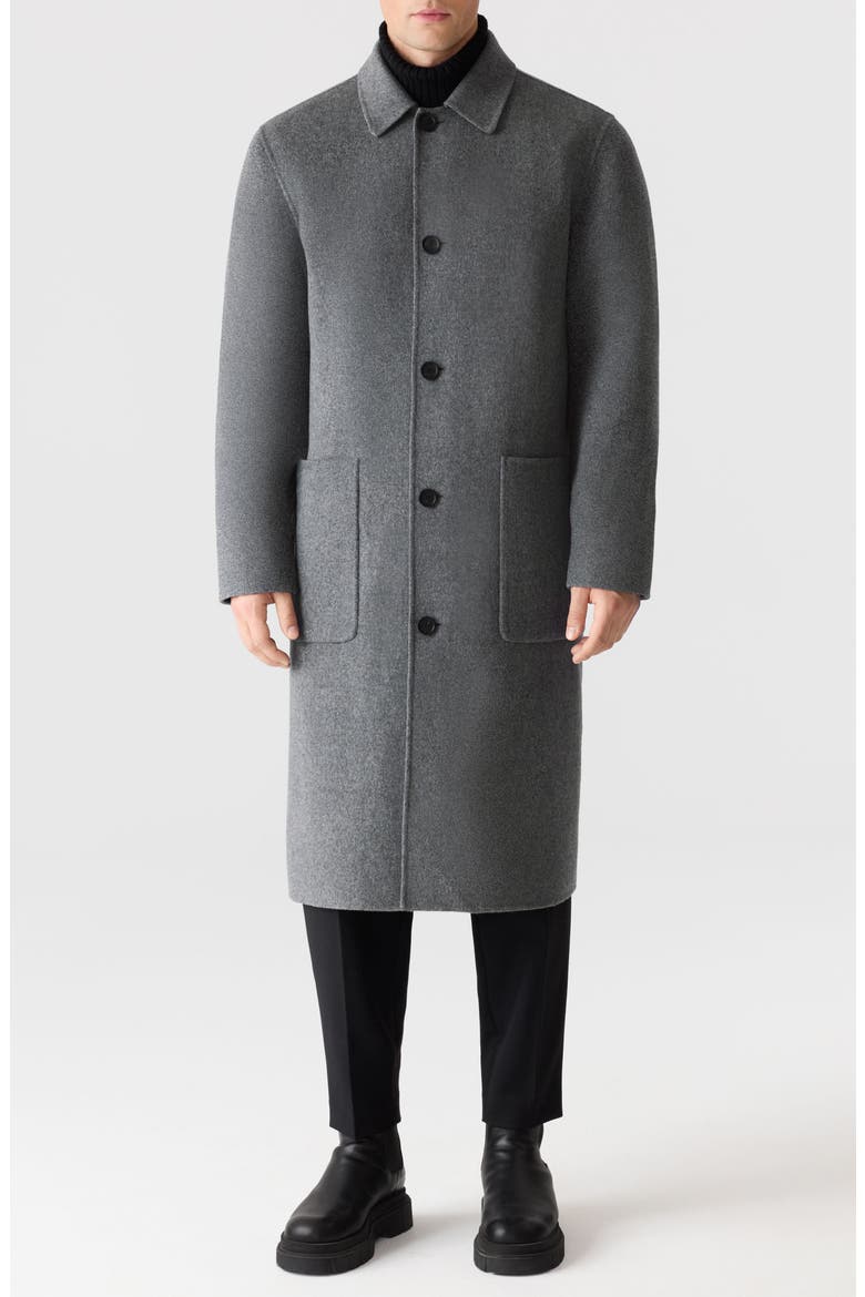 Beckett Wool Coat, Main, color, CARBON MIX