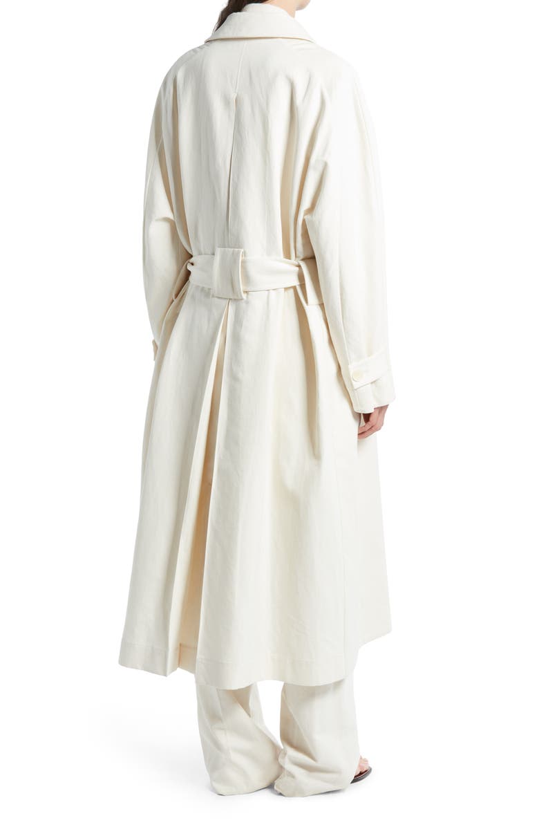 The Row Oswin Belted Cotton Blend Trench Coat, Alternate, color, 