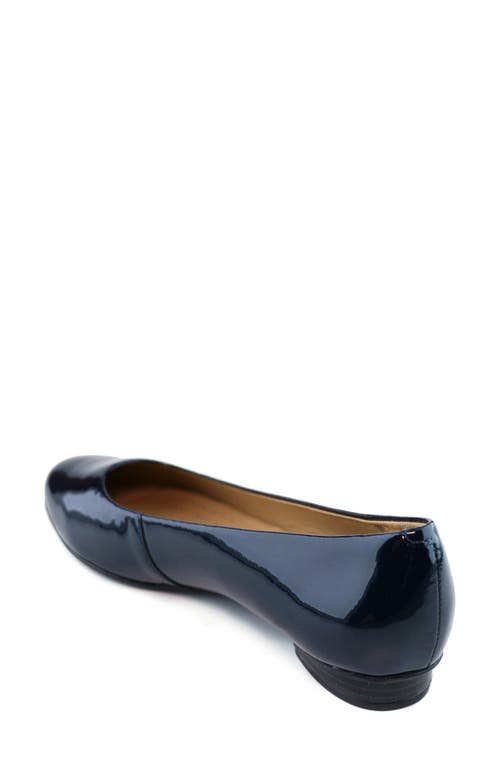 Marc Joseph New York Ferris Leather Ballet Flat In Blue