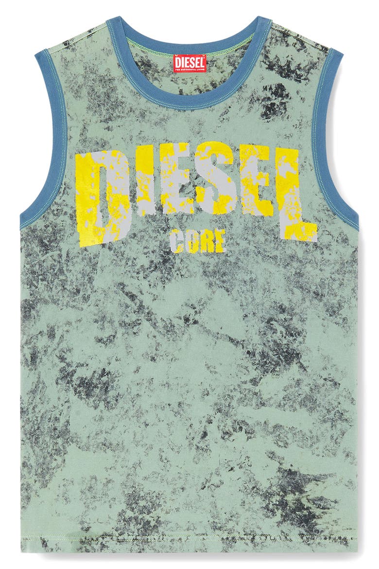 T-Bisco-R1 Logo Graphic Tank, Alternate, color, GREEN