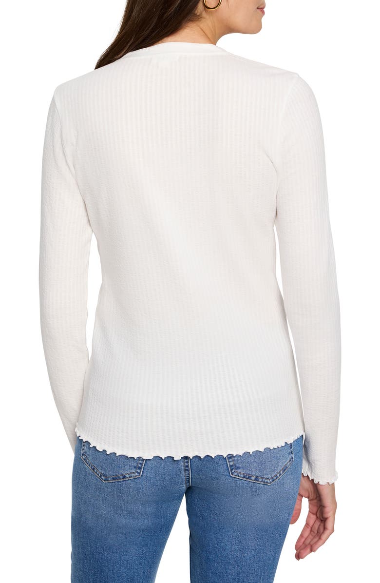 NZT by NIC+ZOE Cotton Seersucker Henley Top, Alternate, color, 
