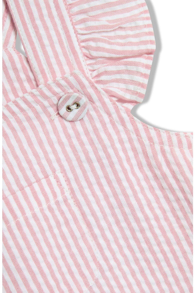 Cotton Shirt & Overalls Set, Alternate, color, PINK