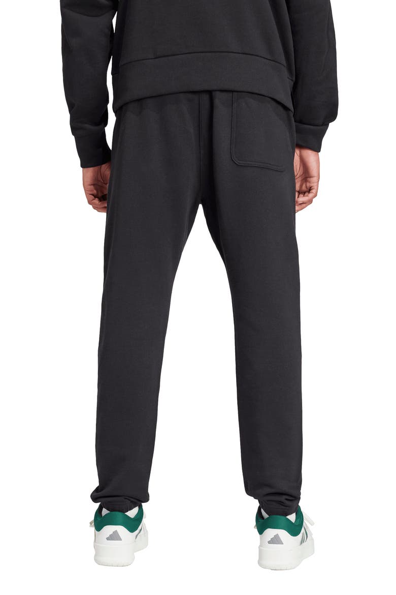 SZN French Terry Relaxed Fit Pants, Alternate, color, BLACK