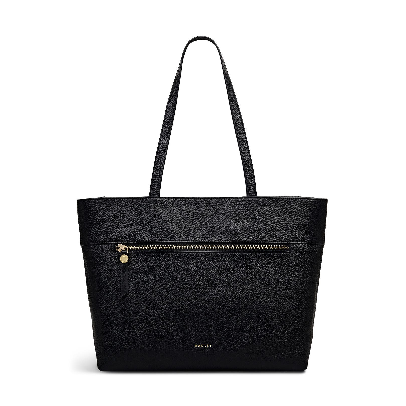 Radley Fountain Road Medium Ziptop Tote Bag, Main, color, Black
