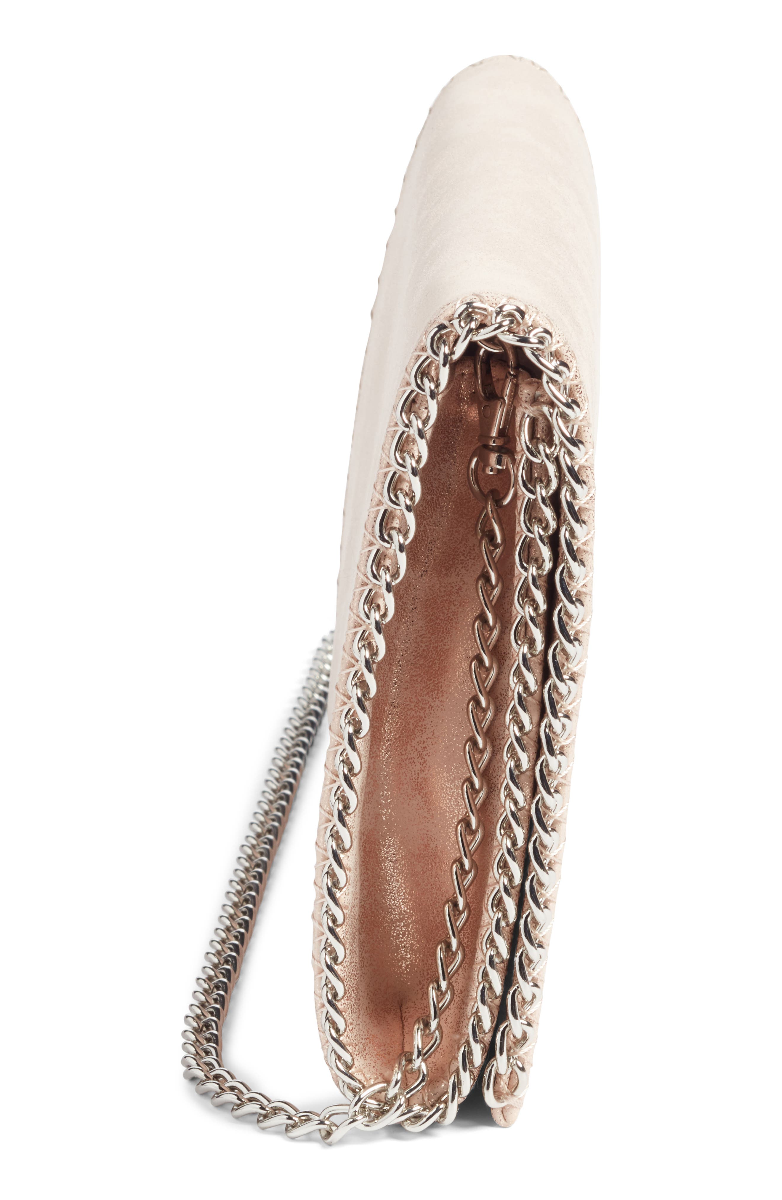 Faux Leather Crossbody Clutch, Alternate, color, BLUSH