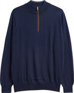 Peter Millar Autumn Crest Merino Wool Blend Quarter Zip Sweater