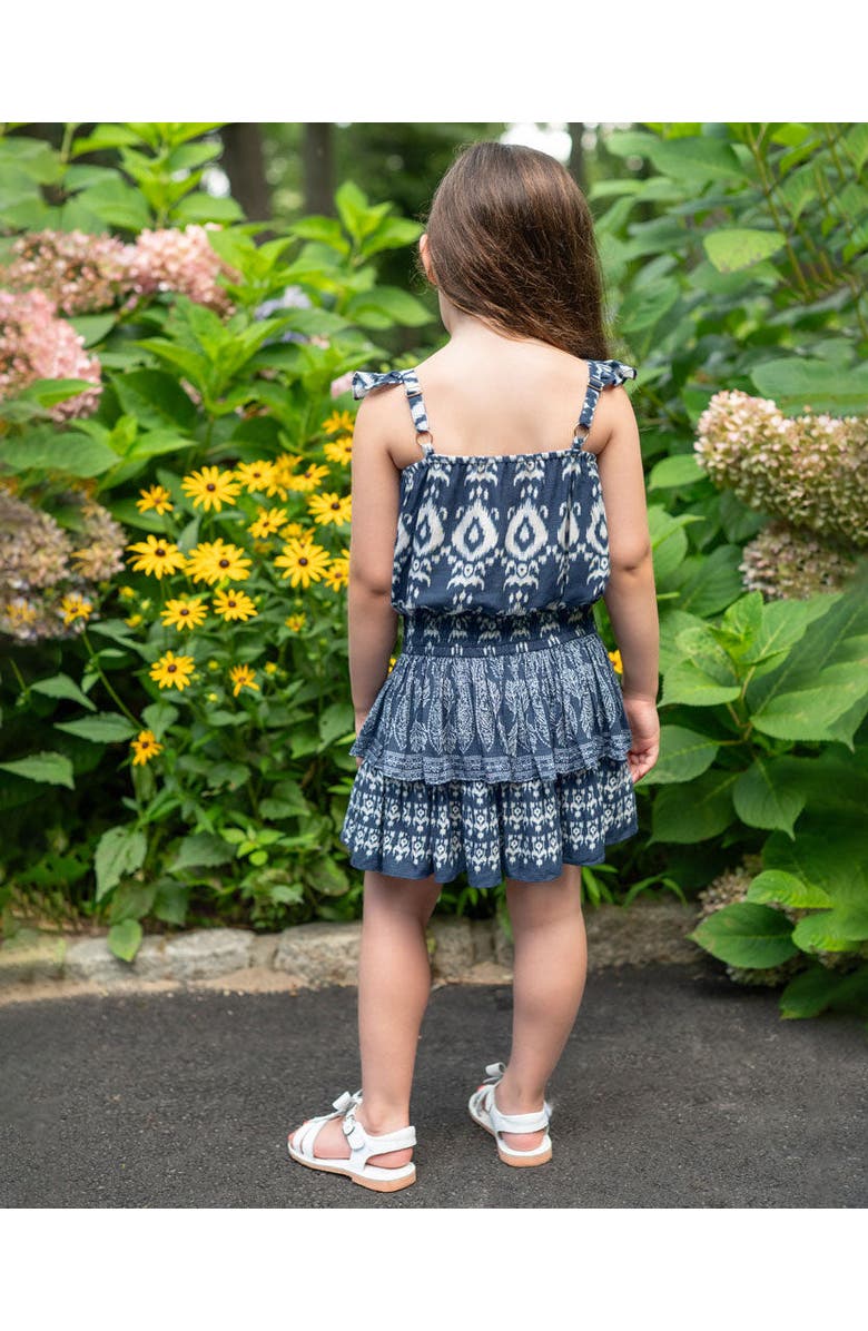 Change of Scenery Bryn Bubble Top & Tiered Skirt Set, Alternate, color, Tivara Ikat