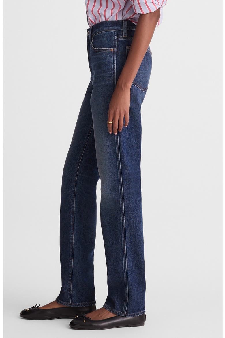 The Longline Straight Leg Jeans, Alternate, color, MIDNIGHT WATERS WASH