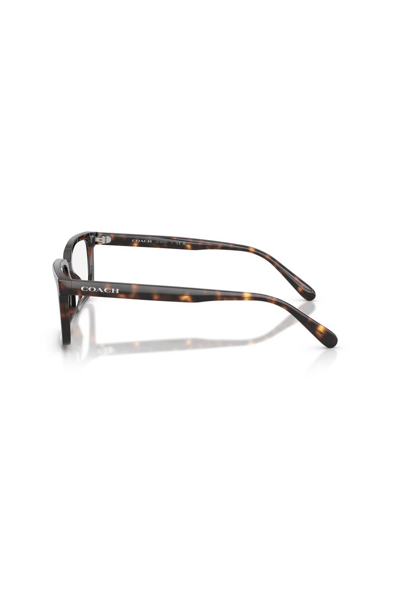 59mm Rectangle optical glasses, Alternate, color, Tortoise