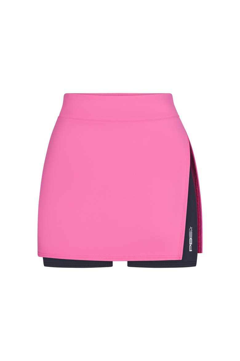 Side Split Skirt, Main, color, Pink-Black