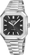 GEVRIL Grand Concourse Bracelet Watch, 40mm