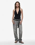 Koton Halter Neck Drape Bodysuit