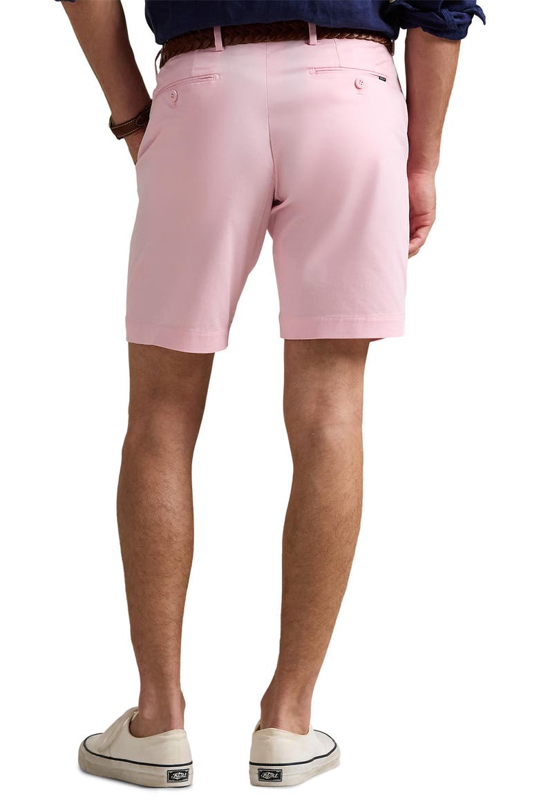 Stretch Cotton Golf Shorts, Alternate, color, BATH PINK