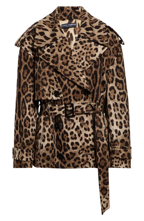 Belted Short Trench Jacket